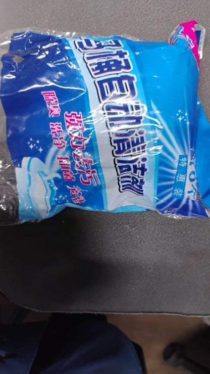 Pack of 20 Automatic Flush Toilet Bowl Cleaner Tablets, Bathroom Toilet Tank Cleaner, Powerful Cleaning Ball Toilet Blue Deep Clean Bubbles, Mild Lemon Scent (pack of 10)