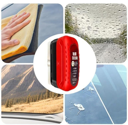 Automotive Oil Film Cleaning Brush, Glass Cleaning Board, Glass Coating for Windshield, Prevents Rain and Fog Cleaning Brush, Improves Clarity and Visibility for Car Glass,Windshield,Windows