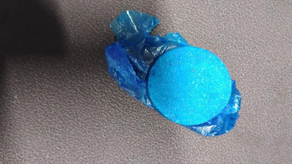 Pack of 20 Automatic Flush Toilet Bowl Cleaner Tablets, Bathroom Toilet Tank Cleaner, Powerful Cleaning Ball Toilet Blue Deep Clean Bubbles, Mild Lemon Scent (pack of 10)